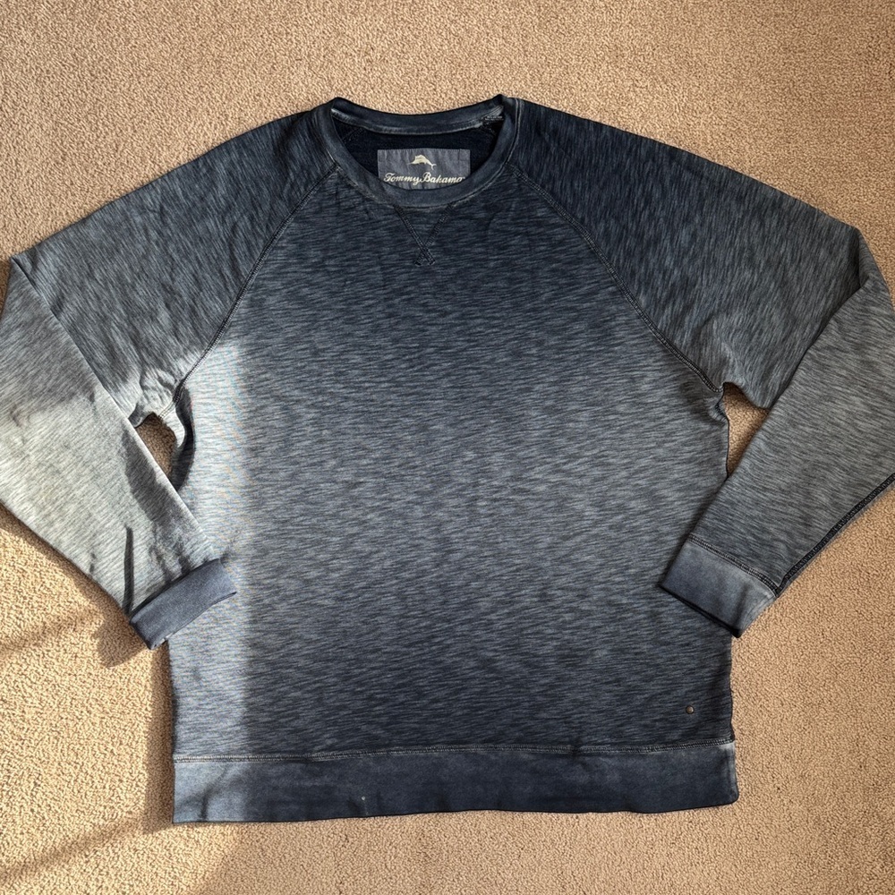 Tommy Bahama Men's Navy Heather Crewneck Sweatshirt